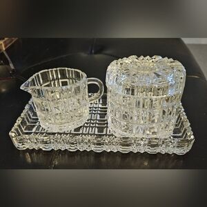 Vintage Tray Creamer/Sugar Box